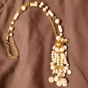 Vintage tassel pendant necklace